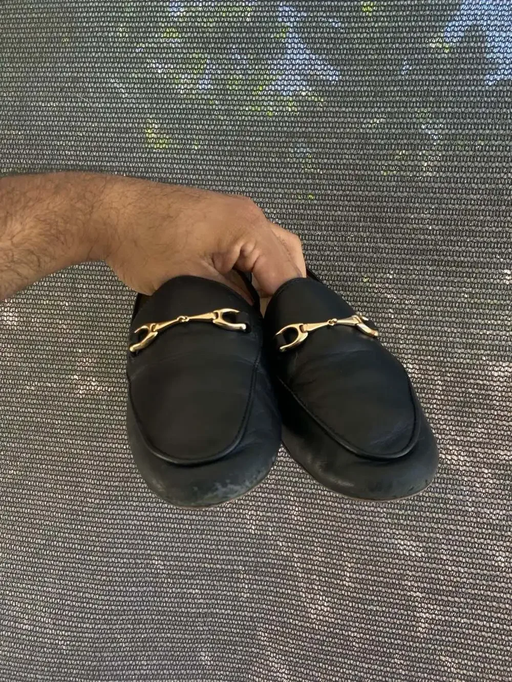 Coach Haley Leather Loafers, Black Grained Leather - Picture 3 of 6